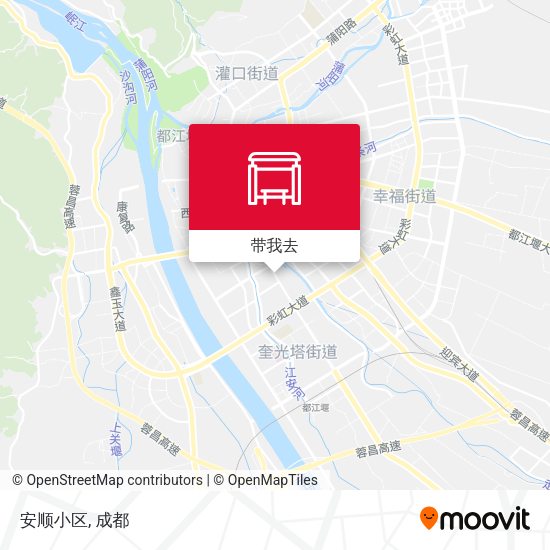 安顺小区地图