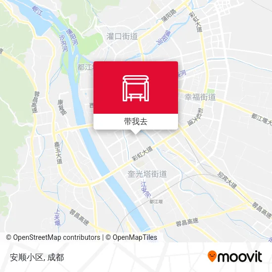 安顺小区地图