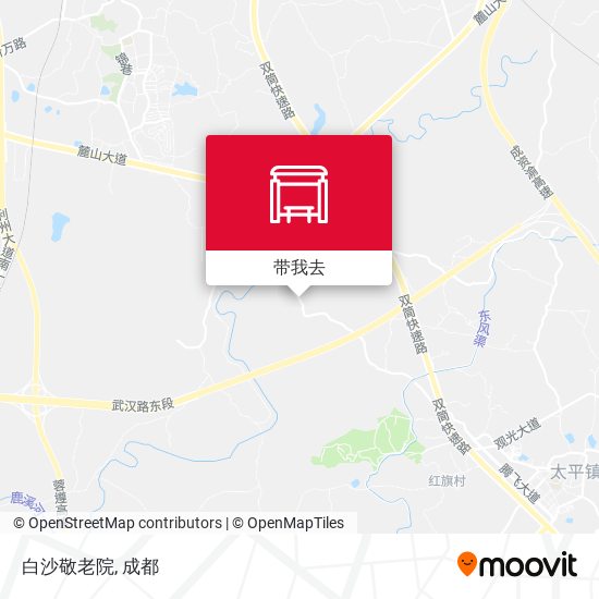 白沙敬老院地图