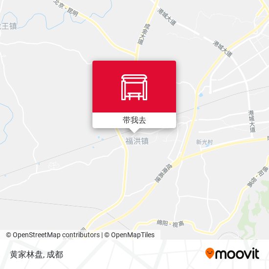 黄家林盘地图