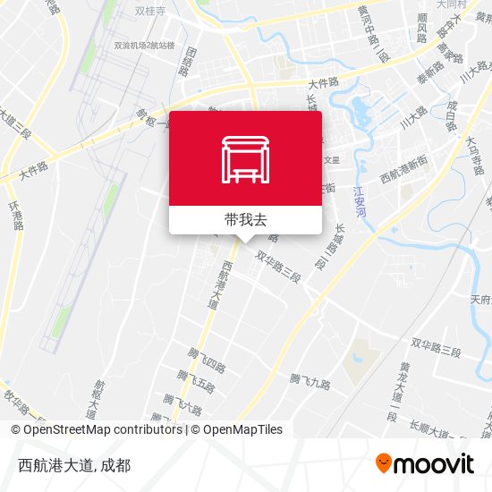 西航港大道地图