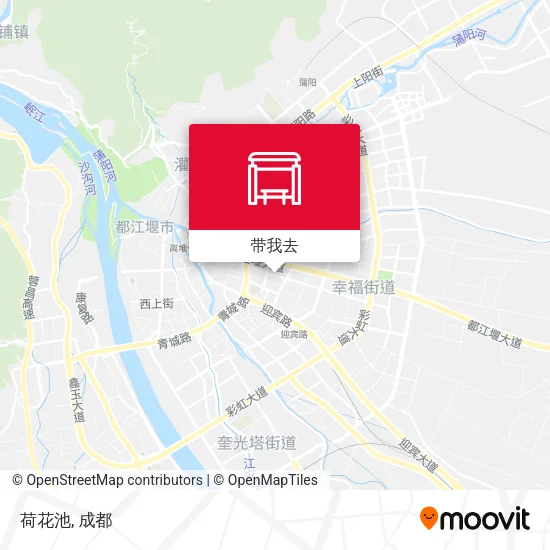 荷花池地图