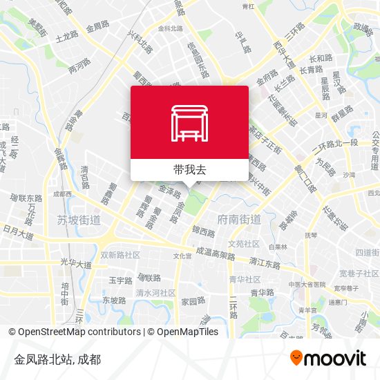 金凤路北站地图