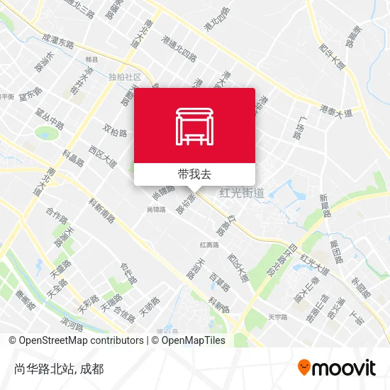 尚华路北站地图