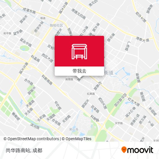 尚华路南站地图