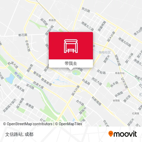 文信路站地图