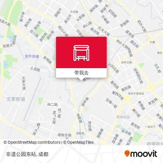 非遗公园东站地图