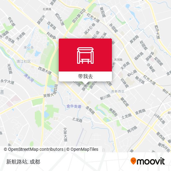 新航路站地图