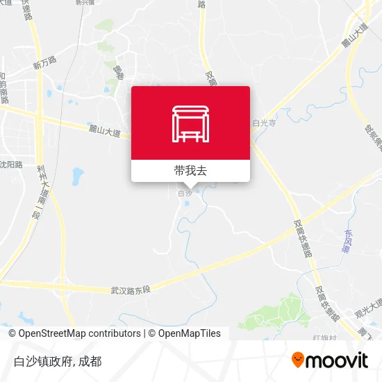 白沙镇政府地图