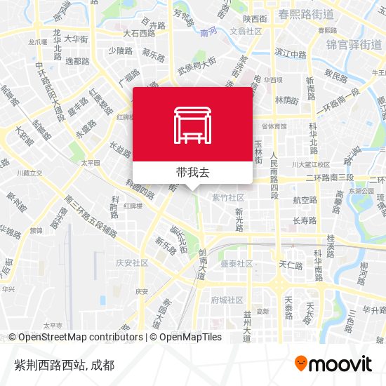 紫荆西路西站地图