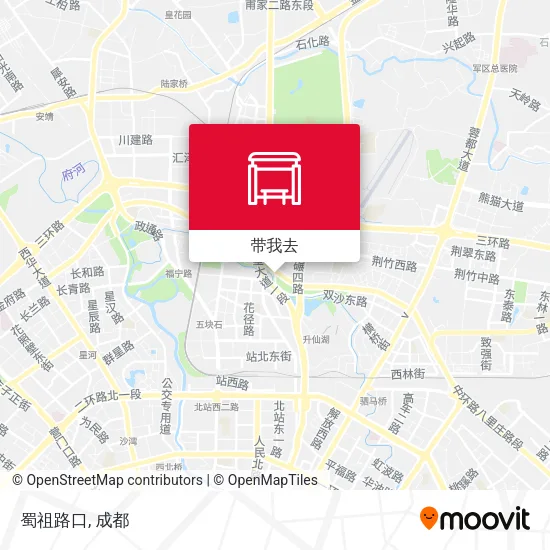 蜀祖路口地图