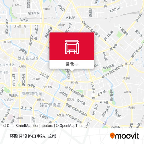 一环路建设路口南站地图