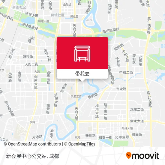 新会展中心公交站地图