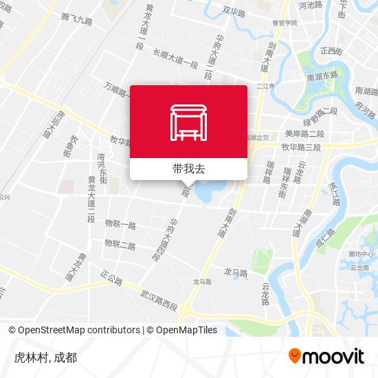 虎林村地图