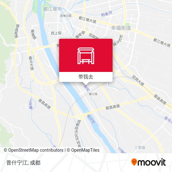 普什宁江地图