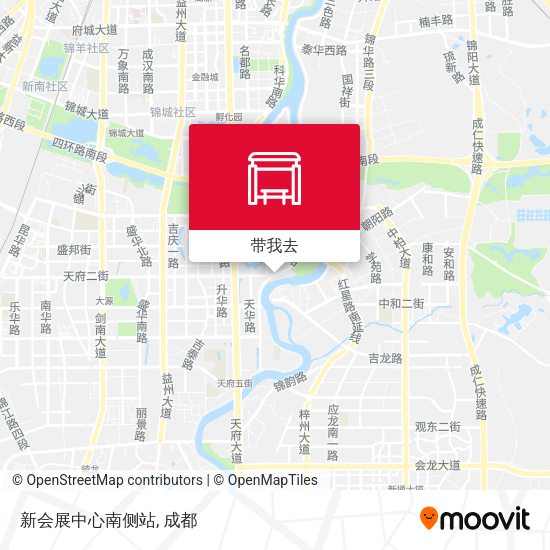 新会展中心南侧站地图