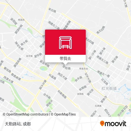 天勤路站地图
