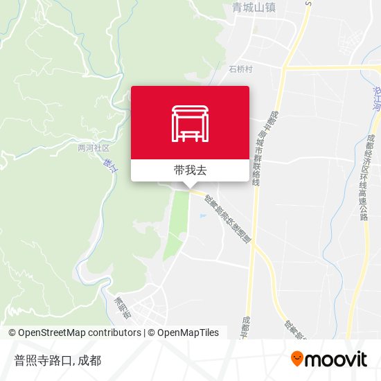 普照寺路口地图