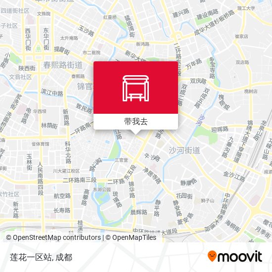 莲花一区站地图