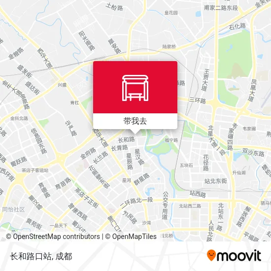 长和路口站地图