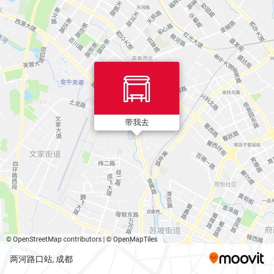 两河路口站地图
