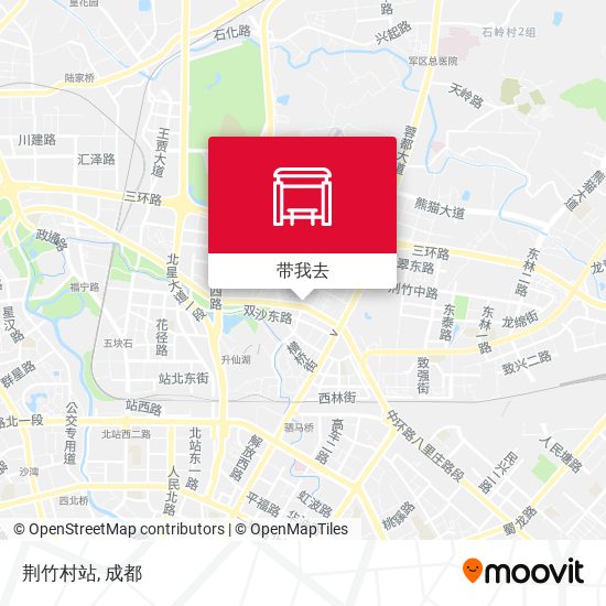 荆竹村站地图