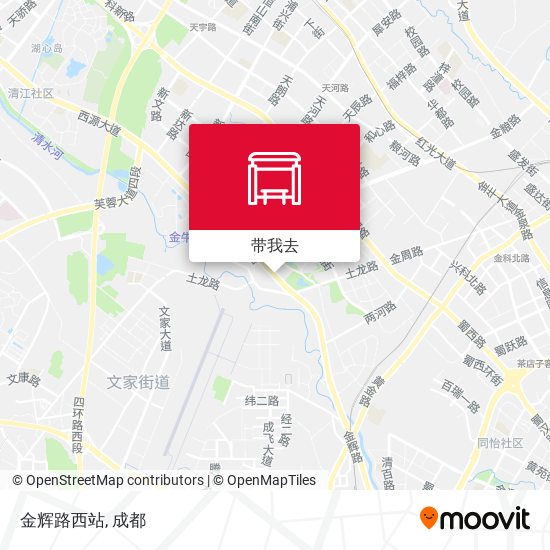 金辉路西站地图