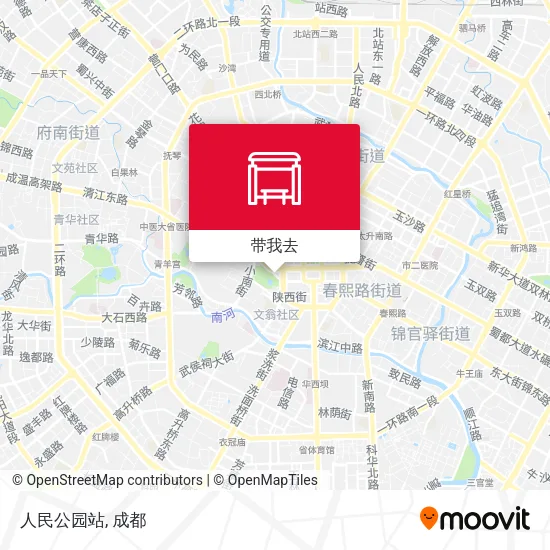 人民公园站地图