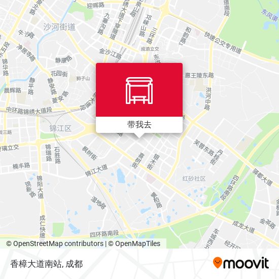 香樟大道南站地图