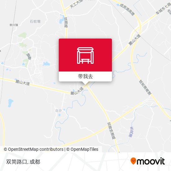双简路口地图