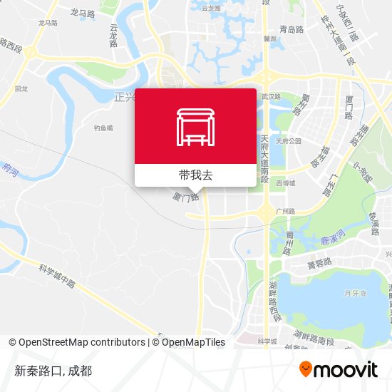 新秦路口地图