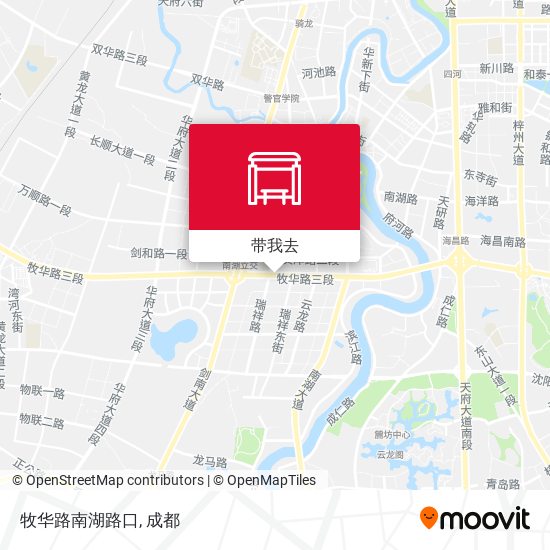牧华路南湖路口地图