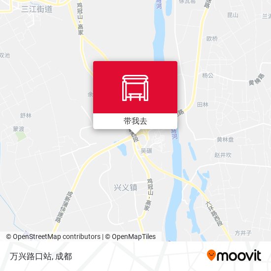 万兴路口站地图