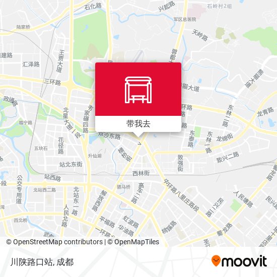 川陕路口站地图