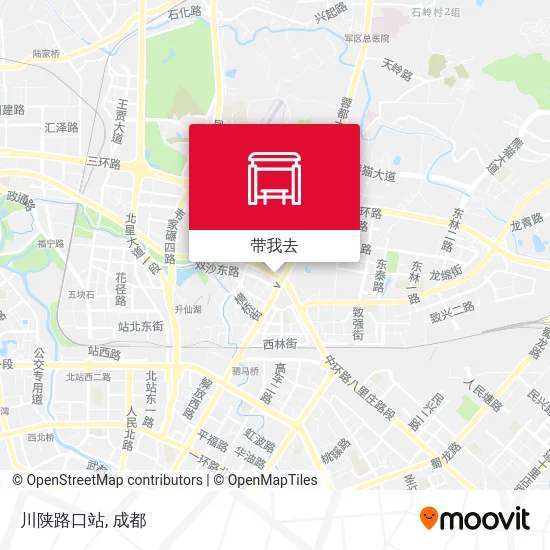 川陕路口站地图