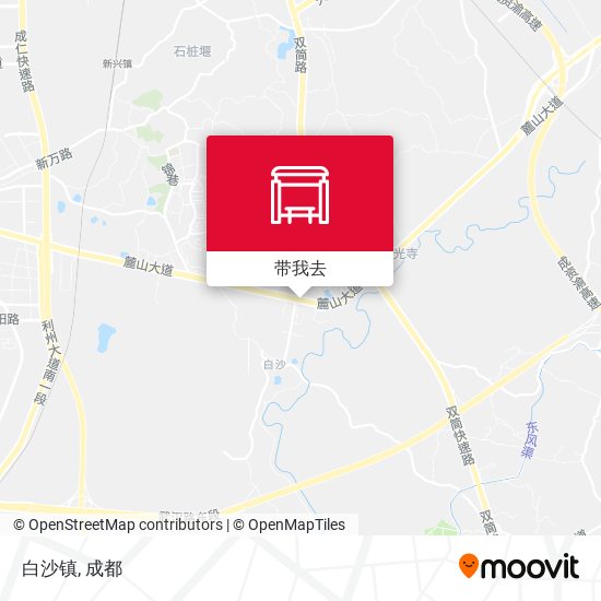 白沙镇地图