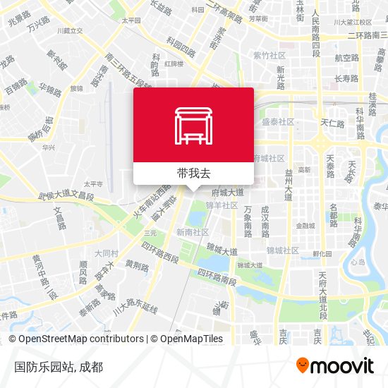 国防乐园站地图