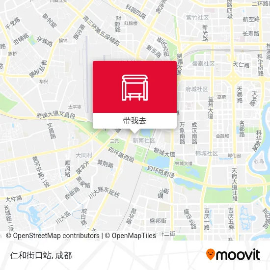 仁和街口站地图