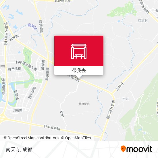 南天寺地图