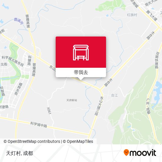 天灯村地图