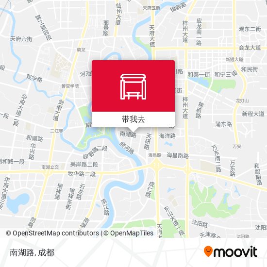 南湖路地图