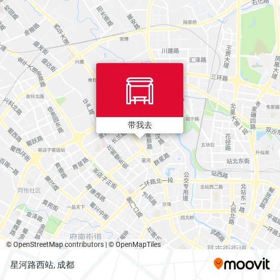 星河路西站地图