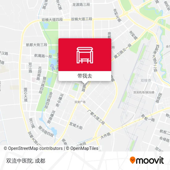 双流中医院地图