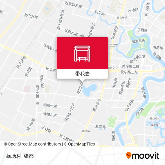 藕塘村地图