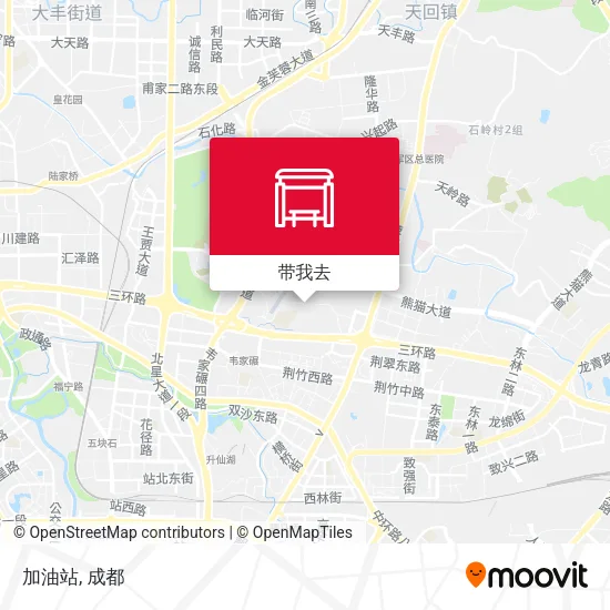 加油站地图