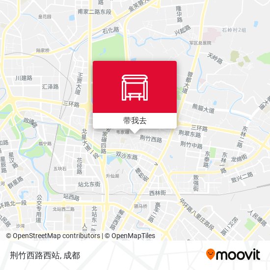 荆竹西路西站地图
