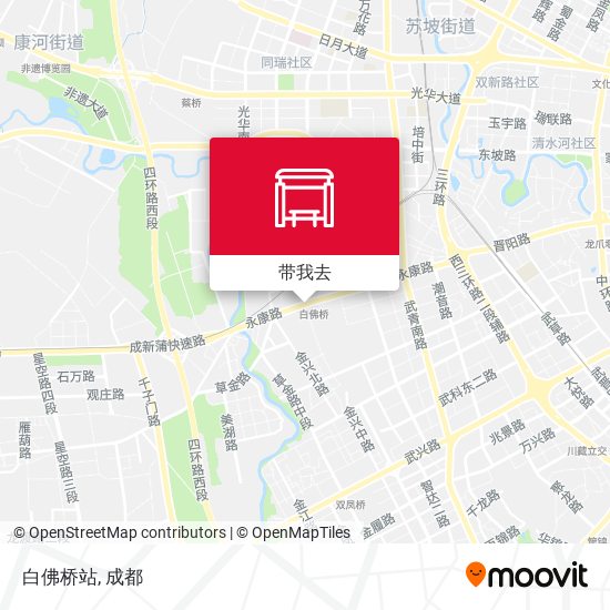 白佛桥站地图
