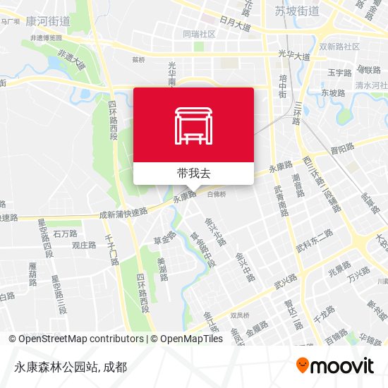 永康森林公园站地图