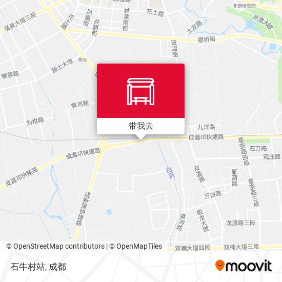 石牛村站地图