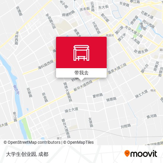 大学生创业园地图